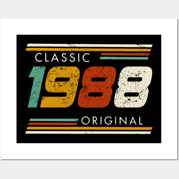 Classic 1988 Original Vintage Wall Art by Kontjo